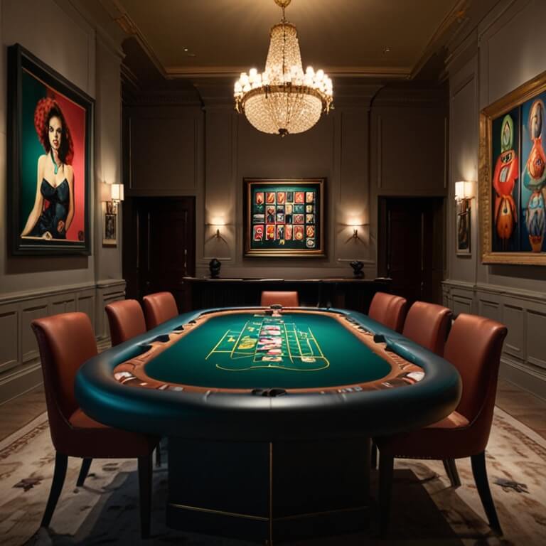 Artistic Poker Table